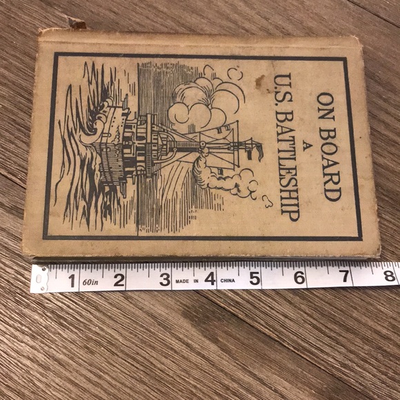 Antiquarian book On Board A U.S. Battleship first edition 1909 historical - Picture 16 of 16